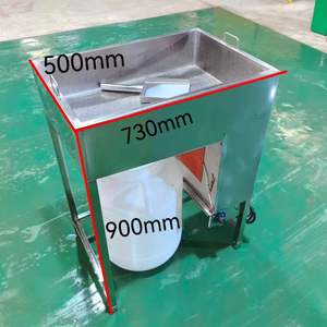 Высококачественный гравитационный маслоотделитель из нержавеющей стали для ресторанов и коммерческих кухонь со встроенным контейнером для отработанного масла и мусорным баком - Product Image 3