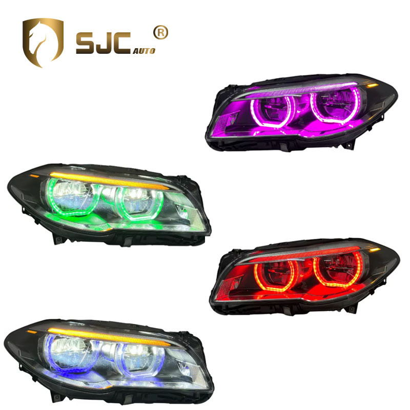 Sjc Rgb LED Headlight Assembly For BMW 5 Series F10 Rgb Multi-Color DRL