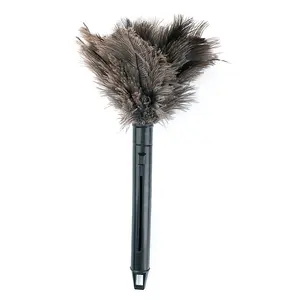 Wholesale Retractable Ostrich Feather Duster With Plastic Handle For Car Cleaning Duster Household Duster
