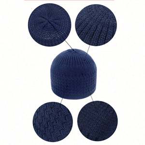Gorros de Oración Musulmanes Islámicos Turcos para Hombre, Hechos a Mano, de Algodón Blanco Elástico - Product Image 2