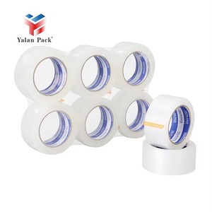 HKYalanpack Wholesale Single Sided Clear BOPP Acrylic Adhesive <b>Waterproof</b> Packing Tape Custom Printed Carton <b>Sealing</b> SGS - Product Image 1