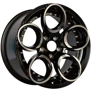 Full Size Klaver Lichtmetalen Velgen Modificatie 17 Inch Met Klinknagels 4 5 Lugs Machinaal Bewerkte Lip Klavertje Vier Van De Weg