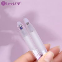 Ensemble de stylos gel effaçables en plastique Umei Grape Juice Design, encre bleue, écriture fluide, sans saut de trait, pour usage quotidien des étudiants, outil fiable