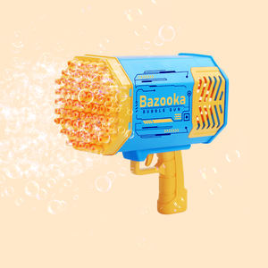 Bazuka-pistola <span class=keywords><strong>de</strong></span> burbujas eléctrica automática, 69 agujeros gatling, juguete <span class=keywords><strong>de</strong></span> pistola <span class=keywords><strong>de</strong></span> burbujas, OEM ODM <span class=keywords><strong>2022</strong></span> - Product Image 1