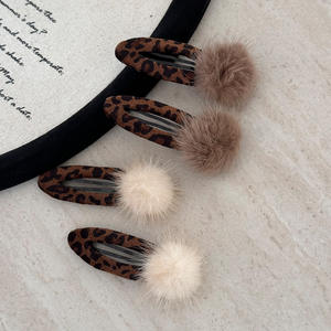 Pinza de Pelo con Estampado de Leopardo Retro para Mujer - Product Image 1