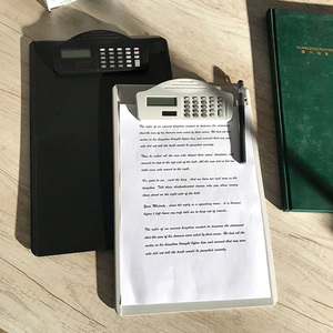 Bằng văn bản Pad A4 <span class=keywords><strong>A5</strong></span> tập tin tài liệu <span class=keywords><strong>Clip</strong></span> Board đa chức năng nhựa clipboards với máy tính - Product Image 6