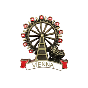 맞춤형 2-in-1 사무용품 자기 아연 합금 작업 플레이트 냉장고 자석 기업 직원 금속 주조 공예 - Product Image 1