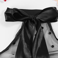 Pakaian dalam seksi dua potong Set mulus seksi Lingerie jaring wanita Valentine Set pakaian dalam