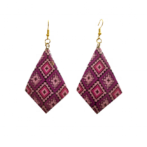 Pendientes tribales con forma de triángulo chapado en oro para mujer, el mejor diseño, artesanías de alta calidad, accesorios de moda de calidad para niñas - Product Image 3