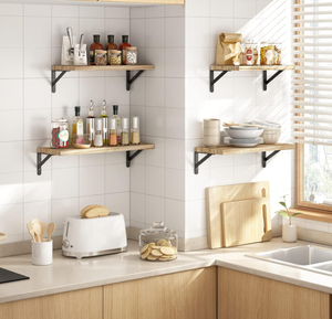 <span class=keywords><strong>Estantes</strong></span> <span class=keywords><strong>flotantes</strong></span> de madera para pared de diferentes tamaños para decoración de granja <span class=keywords><strong>en</strong></span> dormitorio, baño, sala de estar, almacenamiento de <span class=keywords><strong>cocina</strong></span> - Product Image 6