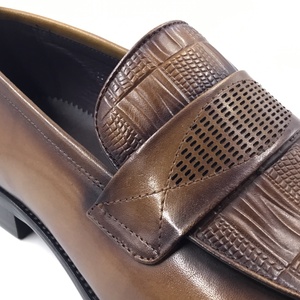 Mocassins en cuir véritable pour homme Dreamy Stark - Chaussures décontractées et habillées pour le bureau, les affaires, les mariages, marron, automne-hiver - Product Image 6