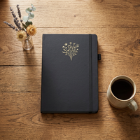 Carnet de notes en cuir rigide B5 personnalisable, collection 2026-2027, idéal pour le bureau, l'école et la promotion professionnelle