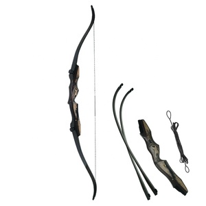 Arc Pliable 58 35lbs + 6 Flèches - Arc Long Pour Chasse/tir
