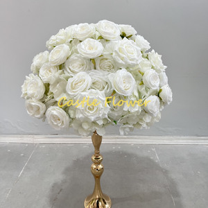 W-D015 Nhân Tạo Hoa Bóng Trắng Tăng Bé Hơi Thở Hoa Bóng Cưới Centerpieces Cho Đám Cưới Bảng Đảng Trang Trí - Product Image 6