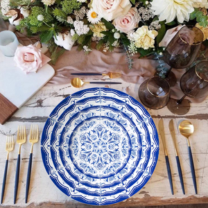 Wholesale Fine Bone China Dinnerware <b>Set</b> Luxury <b>White</b> Ceramic Plates for Home and Wedding Elegant Porcelain Kitchen Tableware - Product Image 1