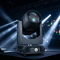 Projecteur de scène professionnel Jisheng 330W à faisceau mobile avec DMX512 pour DJ, discothèque et événements, à luminosité réglable