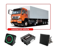 Système d'avertissement de proximité anti-collision radar CISBO 40m PWAS à longue portée de détection pour camions lourds