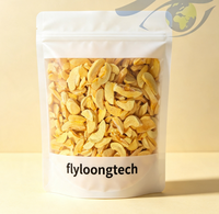 Dés de pêche jaune lyophilisés en vrac, cubes de pêche jaune FD, ingrédient fruitier naturel pour collations, pâtisseries, céréales, garnitures de yaourt