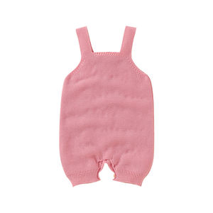 Mimixiong Vente en gros de haute qualité pour tout-petits Nouveau-né bébé maillot tricoté vêtements jarretelles barboteuses combinaisons Roupas de Bebes - Product Image 2