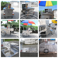 Fournitures pour restaurants, chariots à hot-dogs, kiosques à glaces, camions-restaurant, remorques, cafés, cuisines complètes en acier inoxydable, frites
