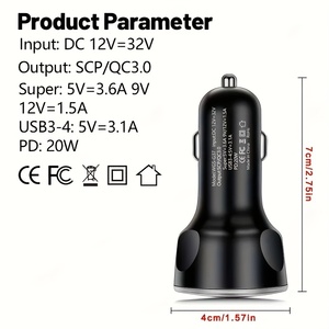 USB C caricatore auto PD 30W Super veloce adattatore di ricarica per Macbook <span class=keywords><strong>iPhone</strong></span> 15 14 <span class=keywords><strong>13</strong></span> iPad Samsung telefoni cellulari nuovi prodotti 2024 - Product Image 5