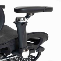 Silla de Oficina Ergonómica de Malla Resistente, Capacidad de 200 kg, Respaldo Alto, Reposacabezas Ajustable, Soporte Lumbar, Giratoria, para Oficina en Casa y Computadora