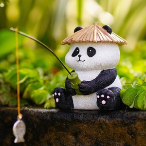 特注水槽用パンダ釣り水装置魚池ロッカリーランドスケープガーデンデコレーション - Product Image 1