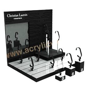 Escaparate de reloj de anillo 3 C, soporte de exhibición de acrílico, contador de exhibición de reloj - Product Image 1