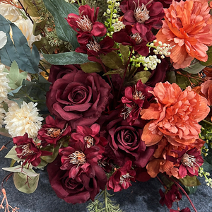 Promise Boule de fleurs artificielles en soie de qualité supérieure pour les halls d'hôtel et le décor de scène d'événement - Product Image 3