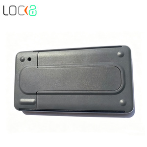 Porte-cartes escamotable avec déverrouillage par empreinte digitale, portefeuille anti-RFID en plastique et alliage d'aluminium, étui fin pour cartes de visite pour hommes - Product Image 5