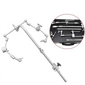 ที่ยึดเครื่องมือผ่าตัดแบบดึงกลับได้สองแขน รุ่น Hydra ของ BISONS Wholesale Manual ทำจากสแตนเลส ได้รับการรับรองมาตรฐาน CE - Product Image 1