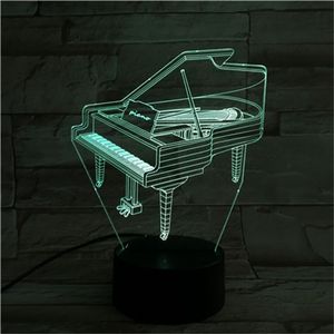 Lampada Notturna in Acrilico con Controllo Touch, Design RGB con <span class=keywords><strong>Note</strong></span> Musicali e Strumenti, Luce Acrilica Personalizzata, Decorazione Elegante per Soggiorno - Product Image 5