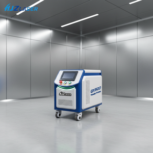 2026 HJZ Máquina de Limpieza Láser Pulsante Refrigerada por Aire Tipo Carro/Caja de Equipaje JPT 300W 500W, Recién Mejorada, para Marcas de Óxido y Pintura - Product Image 1