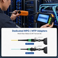 Inspecteur de fibre optique USB portable MPO/MTP, grossissement 400x, sonde d'inspection de réseau IP