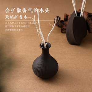Art ceramic <b>bottle</b>, flameless rattan aromatherapy, retro dragon willow pottery <b>bottle</b>, aromatherapy expansion <b>bottle</b> decoration - Product Image 2