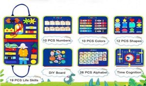 ของเล่นเสริมพัฒนาการสำหรับเด็กก่อนวัยเรียน ของขวัญสำหรับเด็กชายและเด็กหญิง กระดานเสริมประสาทสัมผัสเพื่อการเรียนรู้ทักษะการเคลื่อนไหวที่ละเอียดและการเดินทาง - Product Image 6