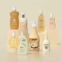 Juego de Botellas de Champú y Acondicionador para Baño de Hotel, Botellas de Plástico Recargables con Bomba, Contenedor de Jabón Corporal para Amenidades de Salón y Spa