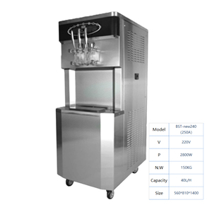 Machine à crème glacée professionnelle robuste avec options de crème glacée molle et dure pour usage commercial, machine industrielle portable - Product Image 2