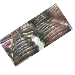 Naturally Epidote <strong>Bracelets</strong> <strong>Ruby</strong> Zoisite Bangle Rare Solid <strong>Ruby</strong> Zoisite Bangle <strong>Bracelet</strong> 57MM Beautiful Multiple Colour Gradient - Product Image 6