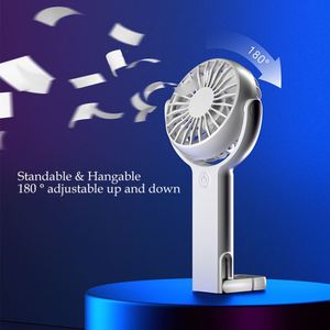 Rechargeable 5-Speed Usb Portable With <b>Hook</b>-Mini Personal Handheld Fan for Household & Car Use - Product Image 4