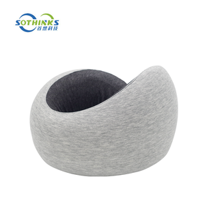 360 °   Almohada de Viaje Ajustable con Forma de Caracol, 100% Espuma Viscoelástica, Almohada Ergonómica de Soporte para el Cuello para Dormir en Avión, Auto y Oficina - Product Image 5