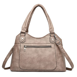Sac fourre-tout pour femme, nouveau style 2026, tendance, fermeture éclair, doublure en polyester. Sac à main portable pour femme en PU de haute qualité, antivol - Product Image 6