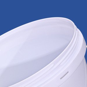 Cubo de almacenamiento de plástico reciclable de alta calidad con tapón de rosca para arena para gatos Alimento para pollos Comida para mascotas - Product Image 5