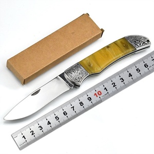 Classic Stainless Steel Non-Adjustable Folding <b>Bread</b> <b>Knife</b> 220mm Resin Handle Camping Survival Tool OEM/ODM Customizable DIY - Product Image 4