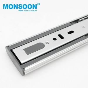 <span class=keywords><strong>45Mm</strong></span> Thép Không Gỉ Trượt Bóng Mang Ngăn Kéo Trượt Nhiệm Vụ Nặng Nề Đầy Đủ Mở Rộng Kính Thiên Văn Đường Sắt Mềm Đóng Ngăn Kéo Hướng Dẫn - Product Image 2