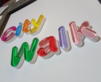 Enseigne lumineuse LED 3D personnalisée en acrylique, logo lumineux en cristal de gelée pour la publicité en vitrine