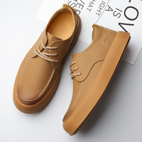 Bottes courtes pour hommes, style coréen et britannique, chaussures de travail professionnelles à semelle souple avec doublure en maille, tendance mode estivale