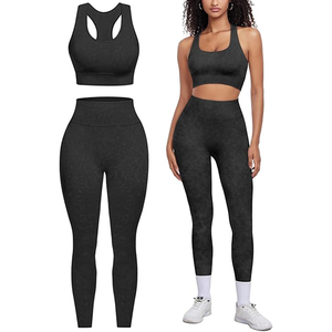 Conjuntos de Yoga Ajustados de Talla Grande para Mujer, Ropa Deportiva de Tela Suave para Pilates y Yoga - Product Image 4