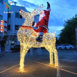 Lumières de décoration de Noël de vacances, motif de <span class=keywords><strong>cerf</strong></span> 3D en LED imperméable IP65 - Product Image 2