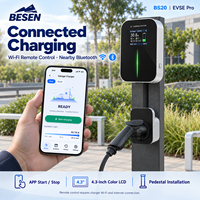 BESEN 7kW SMART APP EV CHARGEUR 32A STATIONS DE RECHARGE DE VOITURE ÉLECTRIQUE collocation avec câble de charge